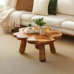 Affordable Rustic Wooden Coffee Table in the United States