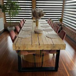 Handmade Reclaimed Wood Dining Table in the United States